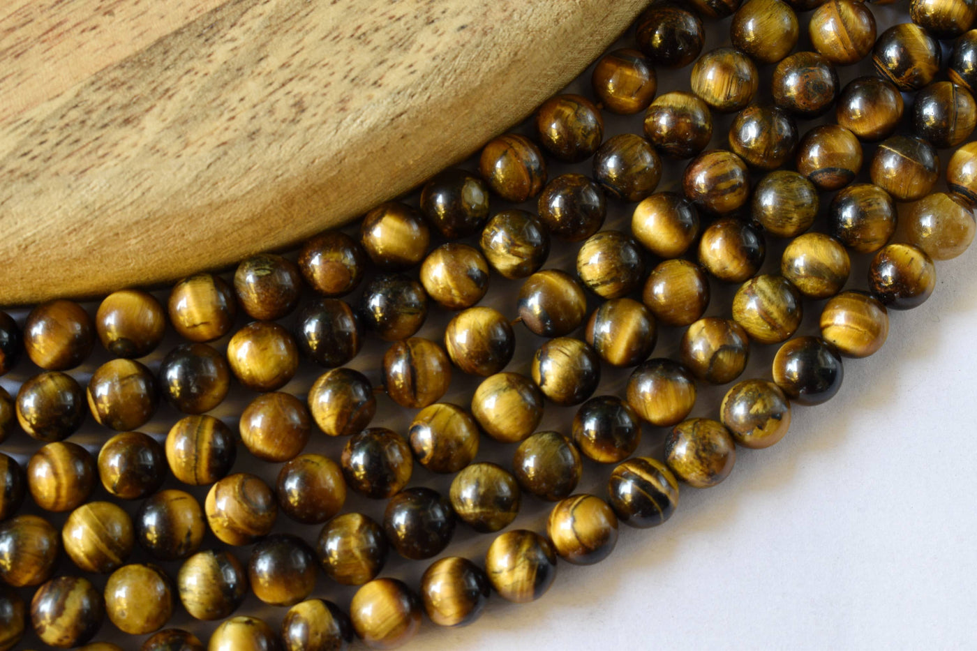 Tiger Eye Beads, Natural Round Crystal Beads 4mm to 16mm