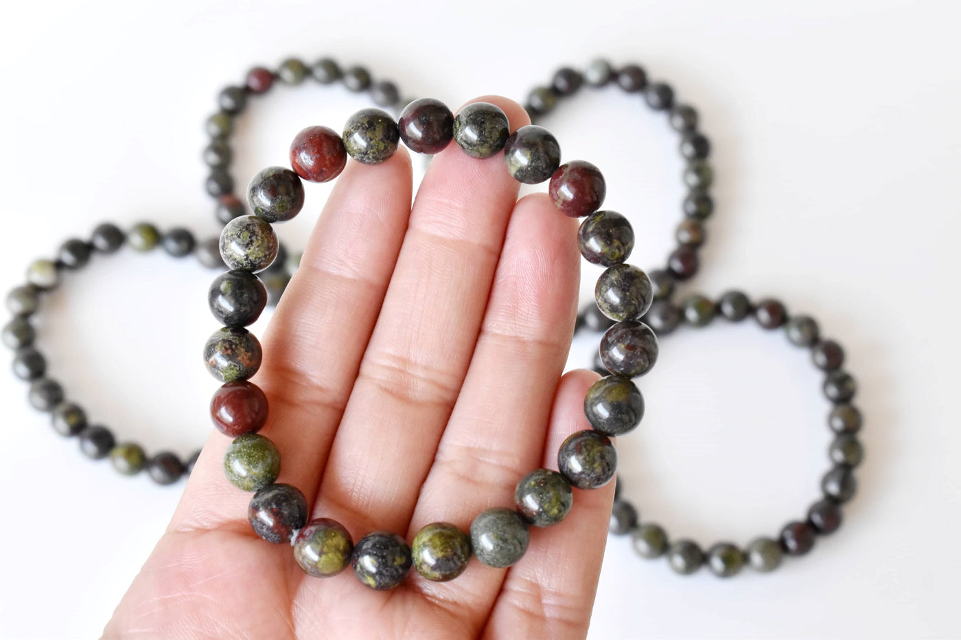 African Bloodstone Bracelet (Courage and Strength)