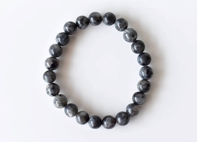 Black Labradorite Bracelet (Good Fortune and Focus)