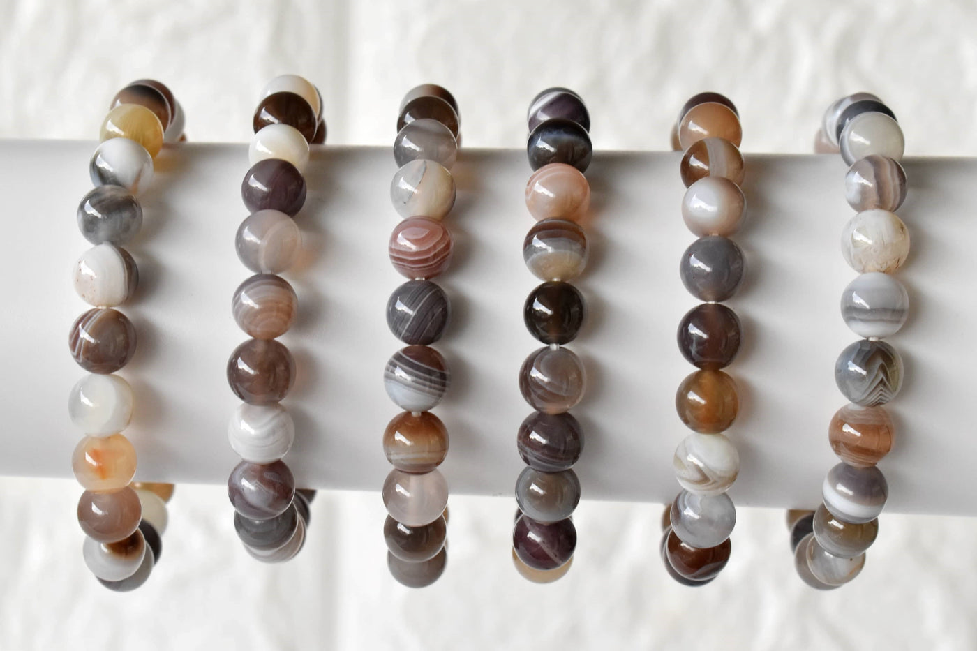 Botswana Agate Bracelet (Alignment With The Higher Self and Inspiration)