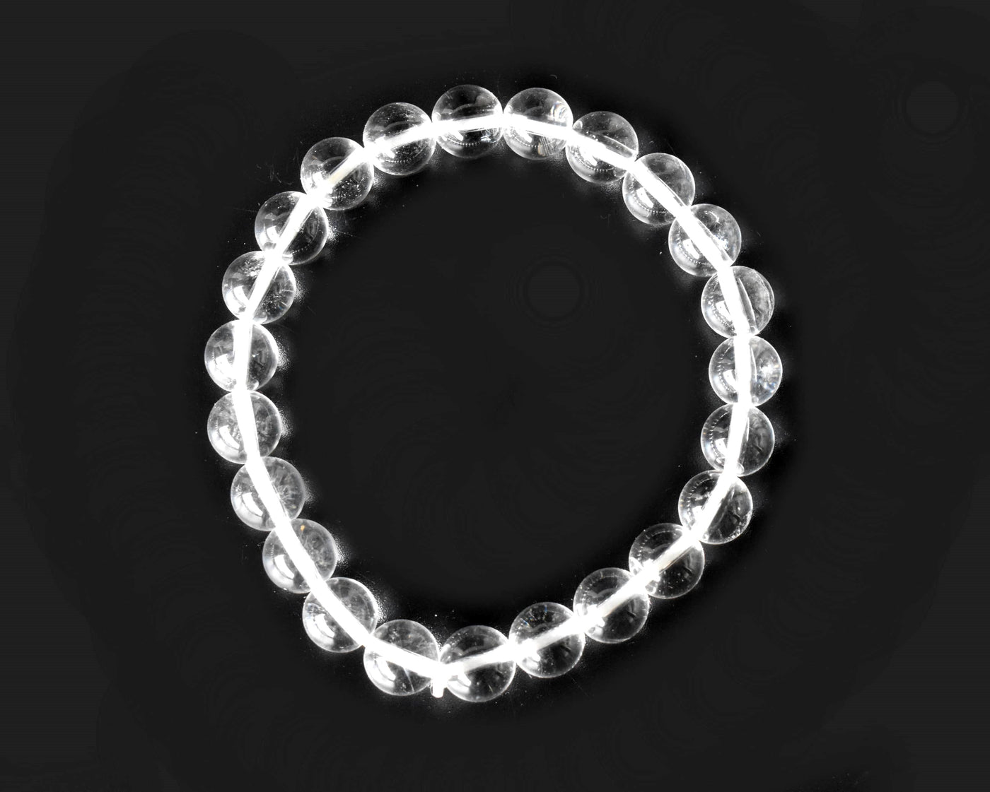 Bracelet Quartz Cristal 4MM, 6MM, 8MM, 10MM, 12MM Un Bracelet de Perles Rondes, Bracelet de Pierres Précieuses Pierres de Guérison