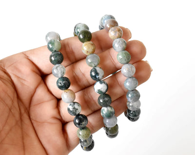 Bracelet de jaspe fantaisie 4MM, 6MM, 8MM, 10MM, 12MM Un bracelet de perles rondes, bracelet de pierres précieuses pierres de guérison