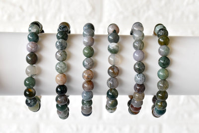 Bracelet de jaspe fantaisie 4MM, 6MM, 8MM, 10MM, 12MM Un bracelet de perles rondes, bracelet de pierres précieuses pierres de guérison