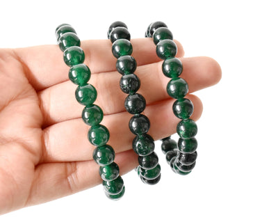 Green Jade Bracelet (Wisdom, Balance)