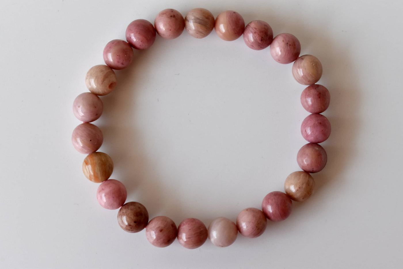 Rhodochrosite Bracelet (Compassion and Relaxation)