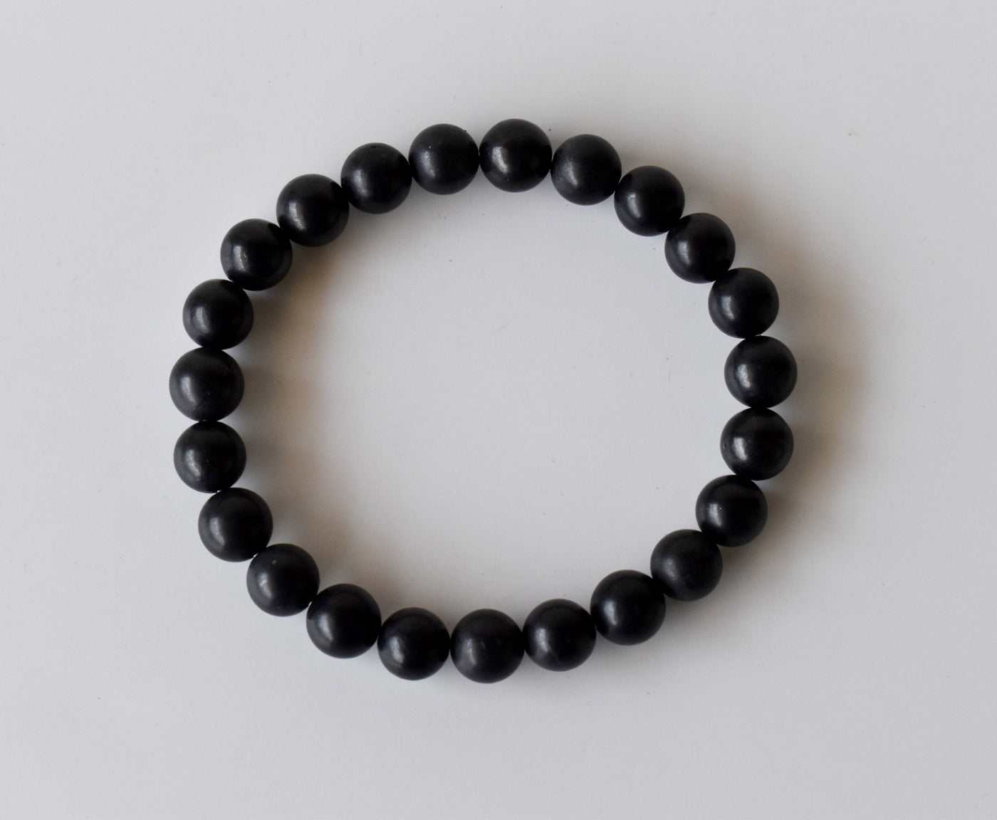 Black Shungite Bracelet (Cleansing and Elimination Toxins)