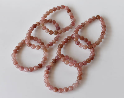 Strawberry Quartz Bracelet (Attraction and Emotional Calmness)