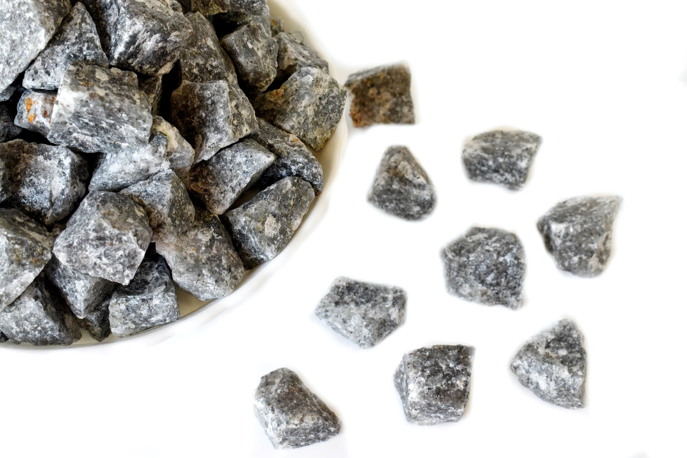 Black Rutile Rough Rocks (Promotes Strength and Growth)