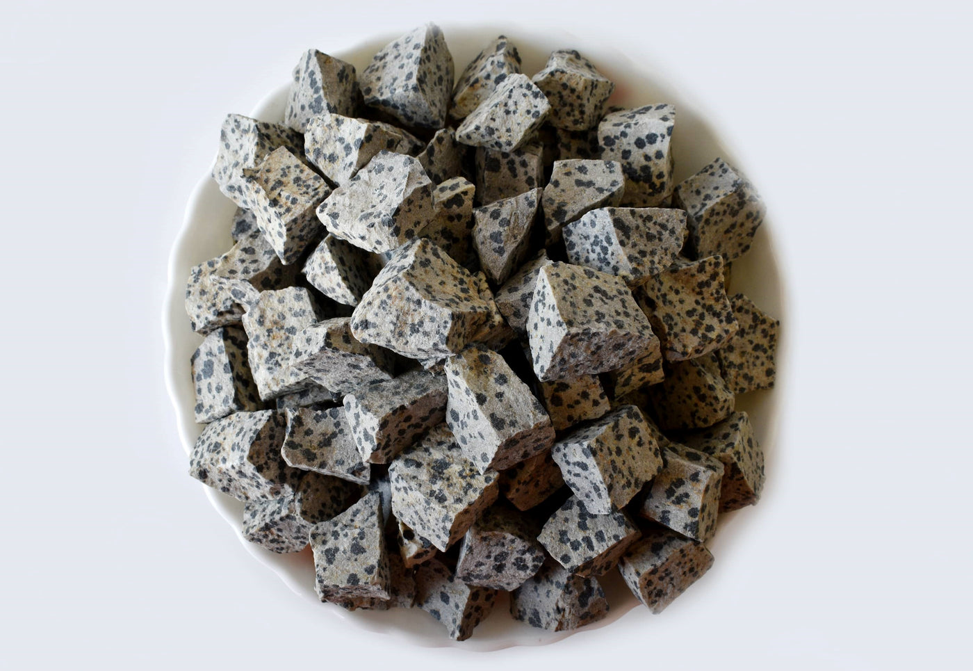 Dalmatian Jasper Rough Rocks (Grounding Energy and Good Fortune)