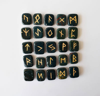 Bloodstone Rune Set  (Protection and Strength)