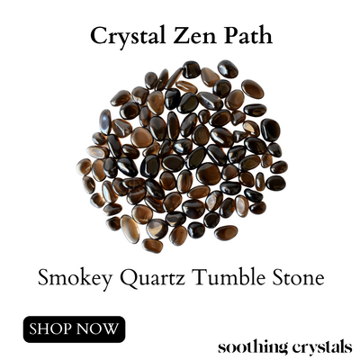 Dark Smokey Quartz Tumbled Crystals (Luck And Good Fortune and Grounding)