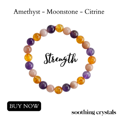 Enhances STRENGTH Crystal Bracelet (Expansion and Good Fortune)
