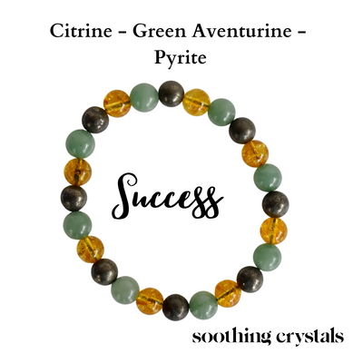 Attract and Enhance SUCCESS Crystal Bracelet