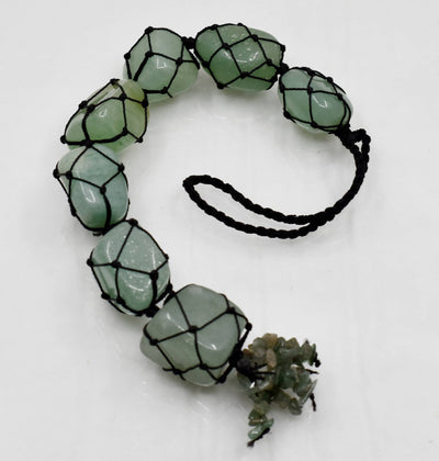 Green Aventurine Crystal Hanger, Car Accessories (Emotional Understanding and Luck And Good Fortune)