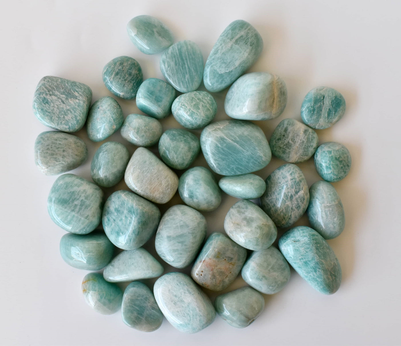 Amazonite Tumbled Crystals(Alignment Of Chakra & Breaking Addictions)