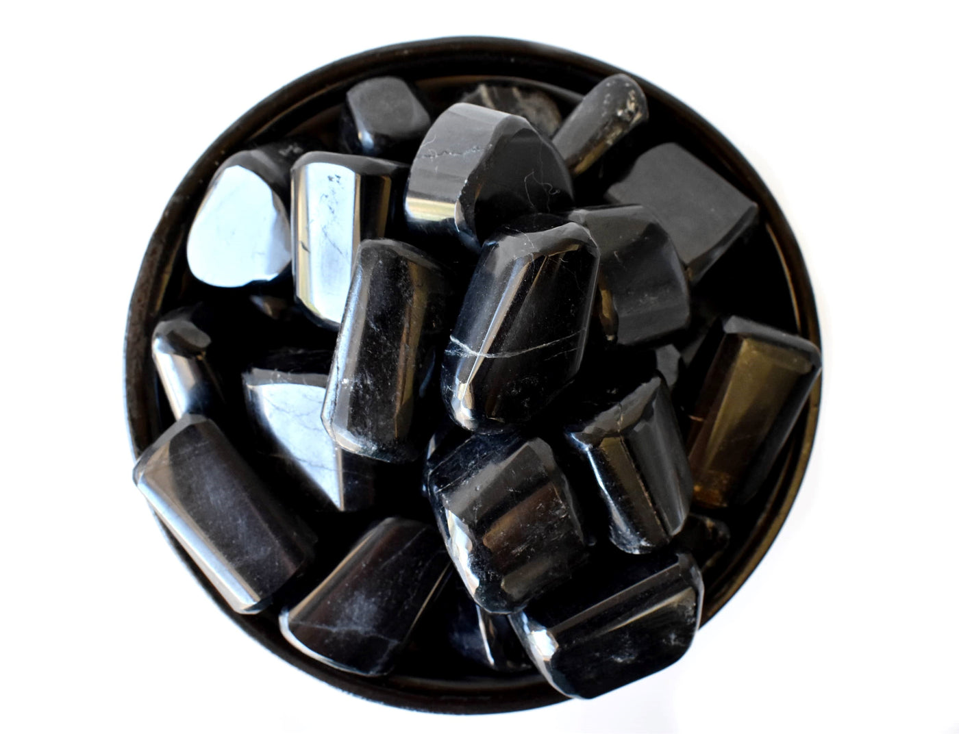 Pierres roulées en tourmaline noire Cristaux roulés de pierres précieuses de qualité A, 1pc, 2,3,5 et 10pcs