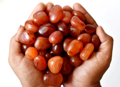 Carnelian Tumbled Crystals (Manifestation and Passion)
