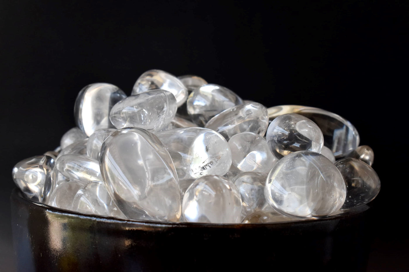 Crystal Quartz Tumbled Crystals (Dispelling Negative Energy and Dreams)