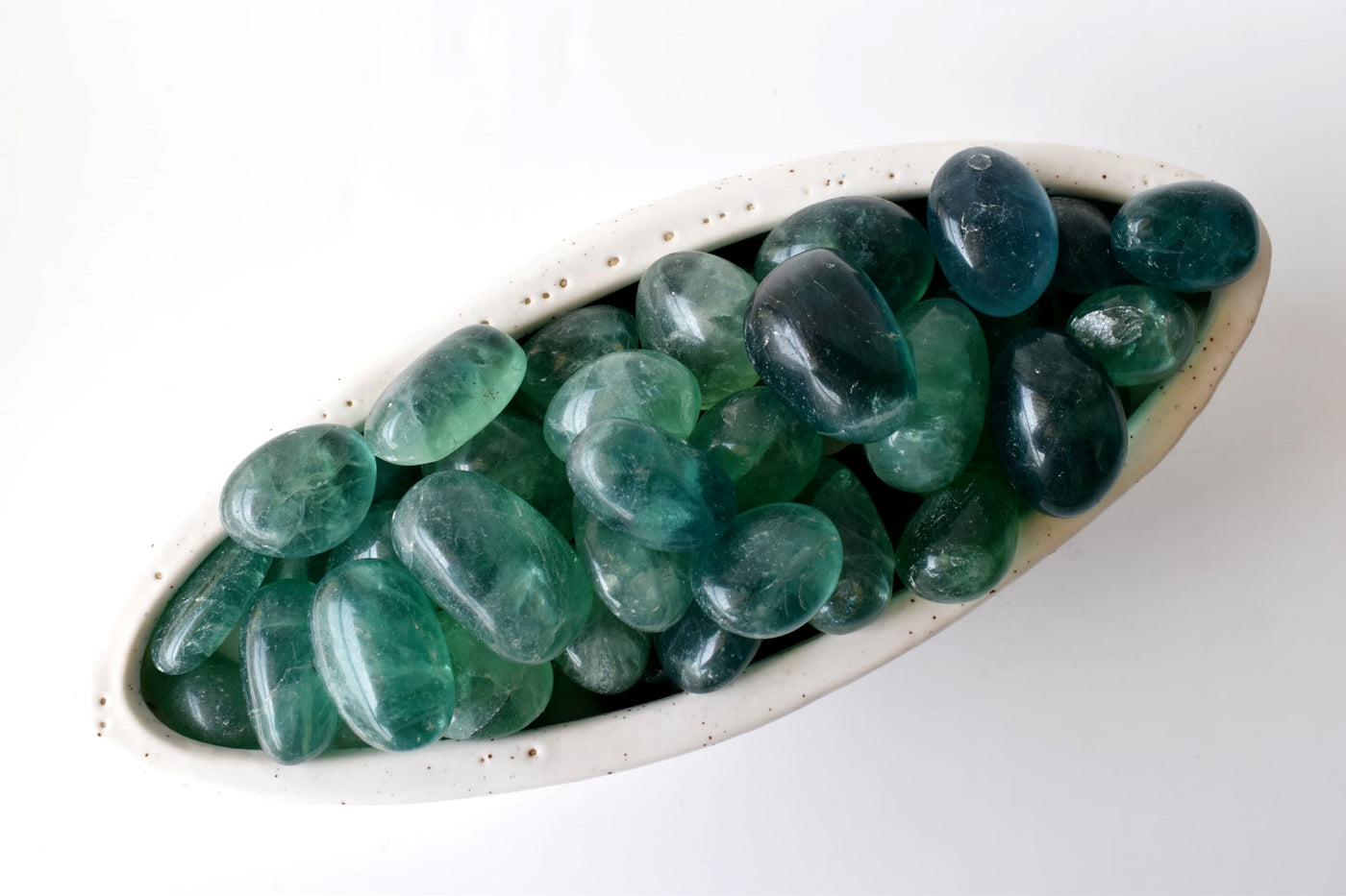 Green Fluorite Tumbled Crystals (Bring Balance and Clearing)