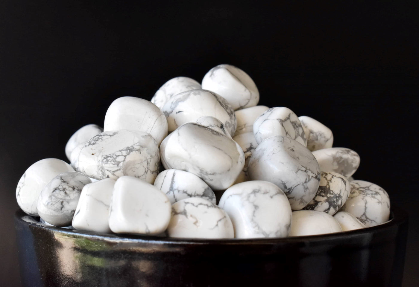 Howlite Tumbled Crystals (Insight and Inspiration)