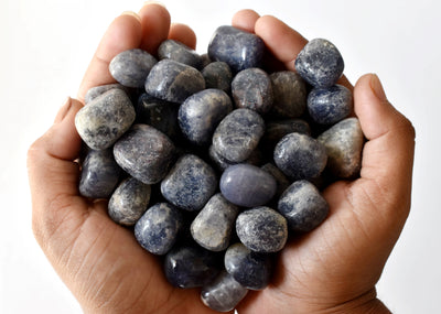Iolite Tumbled Crystals(Meditation and Communication With Higher Realms)