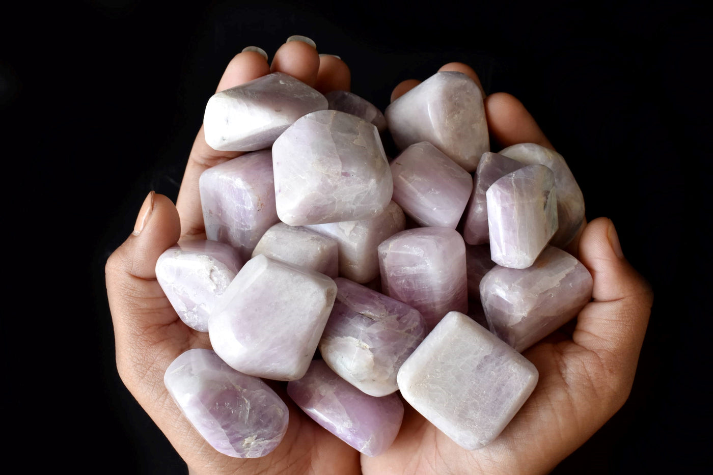 Kunzite Tumbled Crystals (Compassion and Unity Of Heart And Will)
