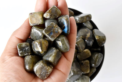 Labradorite Tumbled Crystals (Transformation and Connection With Nature)