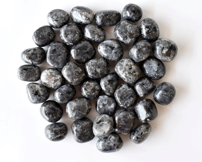 Larvikite Tumbled Crystals (Manifestation and Knowledge)
