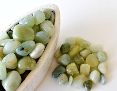 Phrenite Tumbled Crystals (Inner Peace and Living in The Present)
