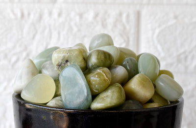 Phrenite Tumbled Crystals (Inner Peace and Living in The Present)