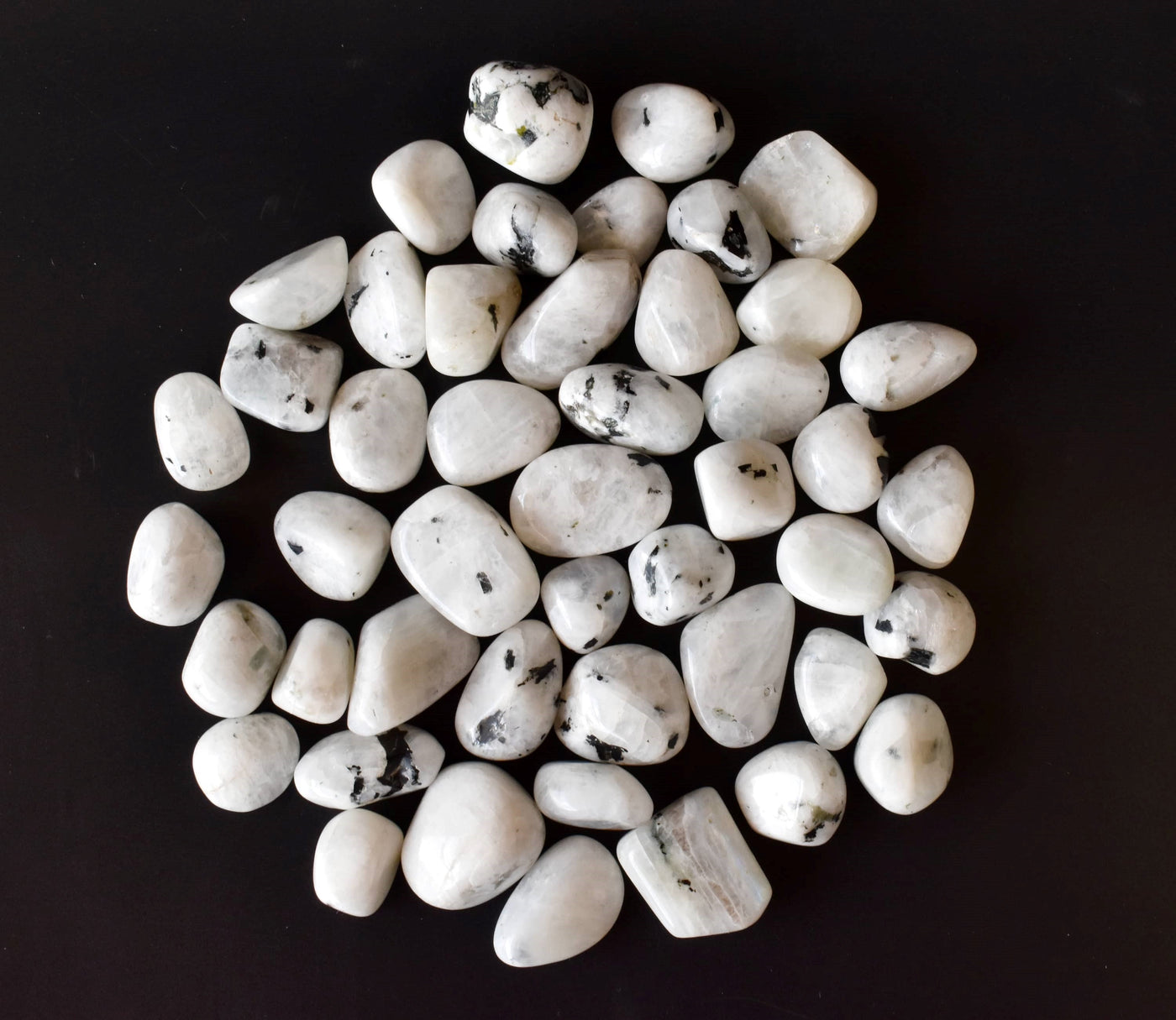 Rainbow Moonstone Tumbled Crystals For Psychic Abilities and Angelic Communication