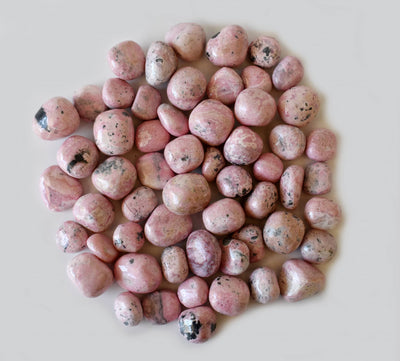 Rhodochrosite Tumbled Stone A Grade, Medium Tumbled Stone (Pack of 4oz, 1/2 lb and 1 lb)