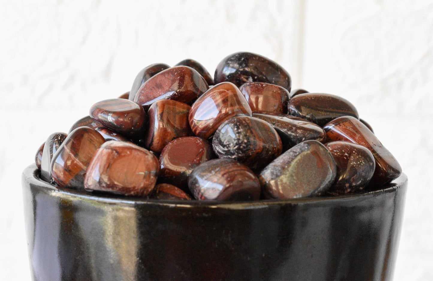 Red Tiger Eye Tumbled Crystals (Self Discovery and Self-Discipline)