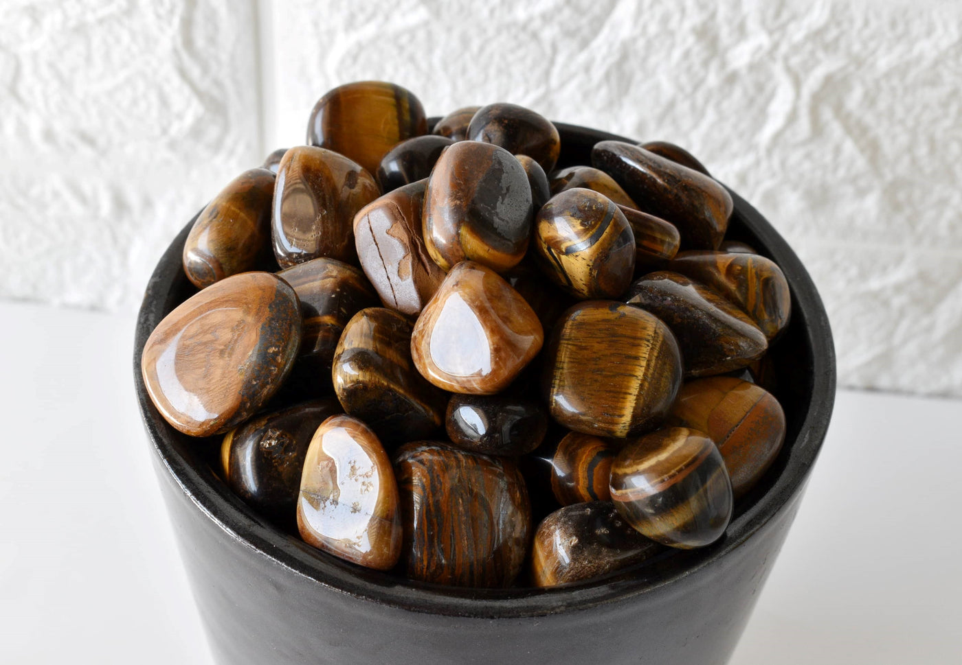 Tiger Eye Tumbled Crystals (Intuition and Protection)