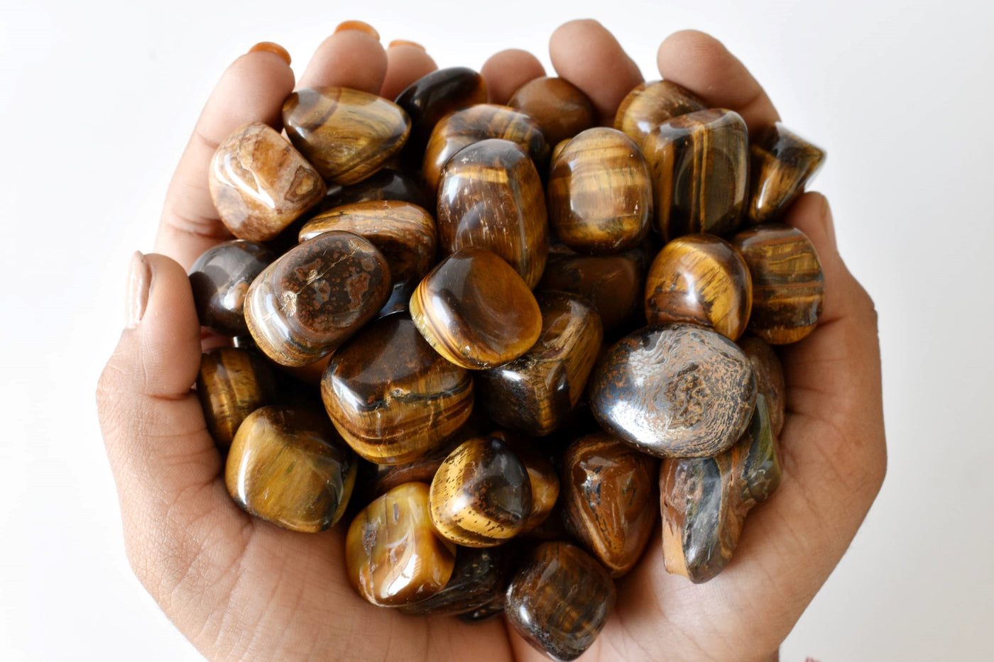 Tiger Eye Tumbled Crystals (Intuition and Protection)