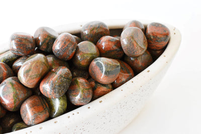 Unakite Tumbled Crystals (Self Discovery and Wisdom )