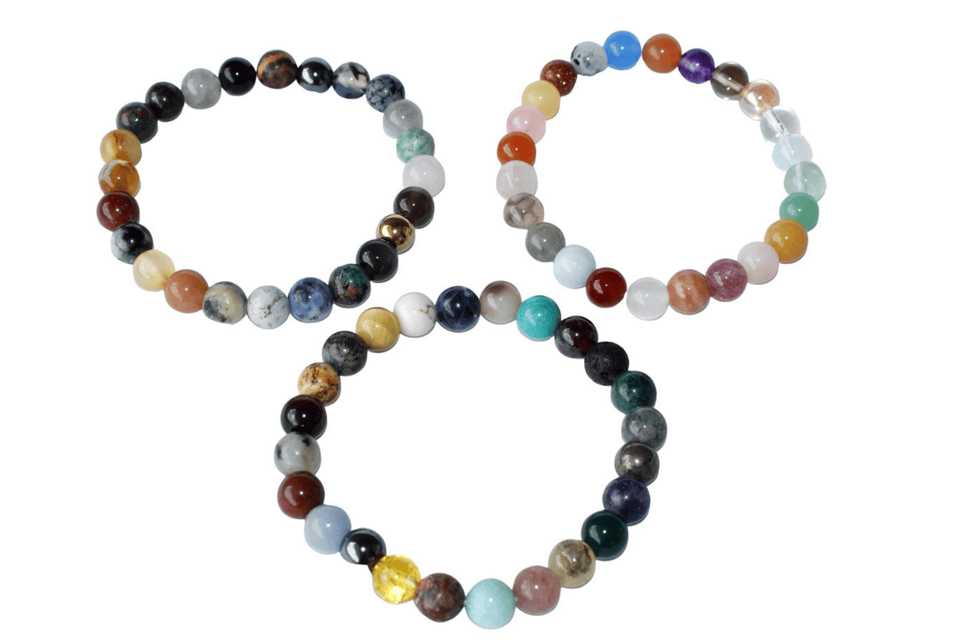 Happy Beads Crystal Bracelet, Assorted Crystal Bead Bracelet