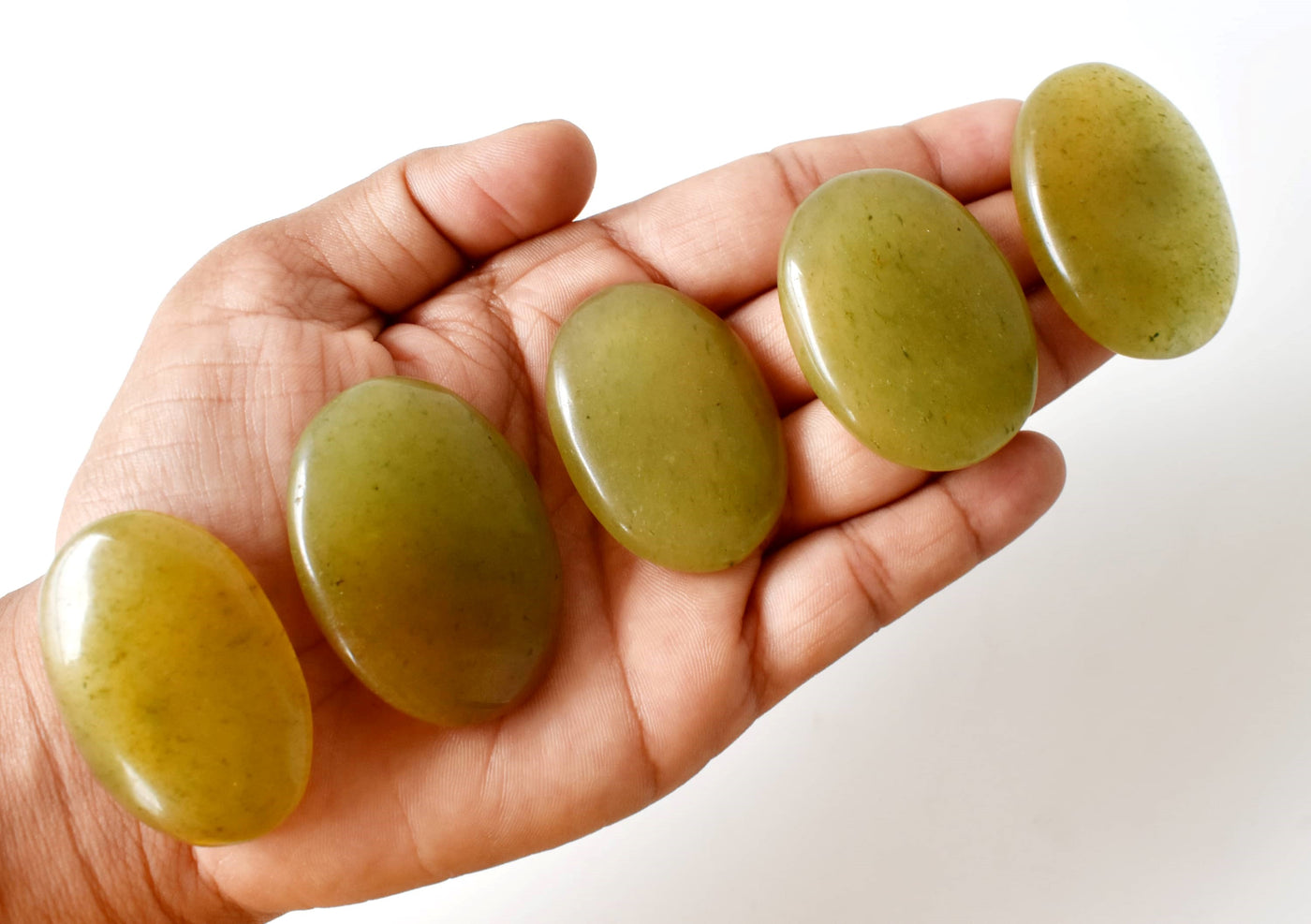 Green Aventurine Pocket Stones (Emotional Understanding and Cleansing)