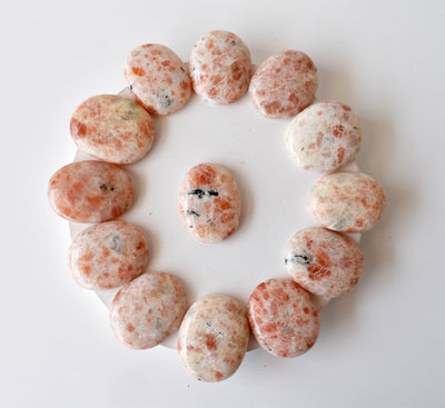 Sunstone Pocket Stones (Protection and Transformation )