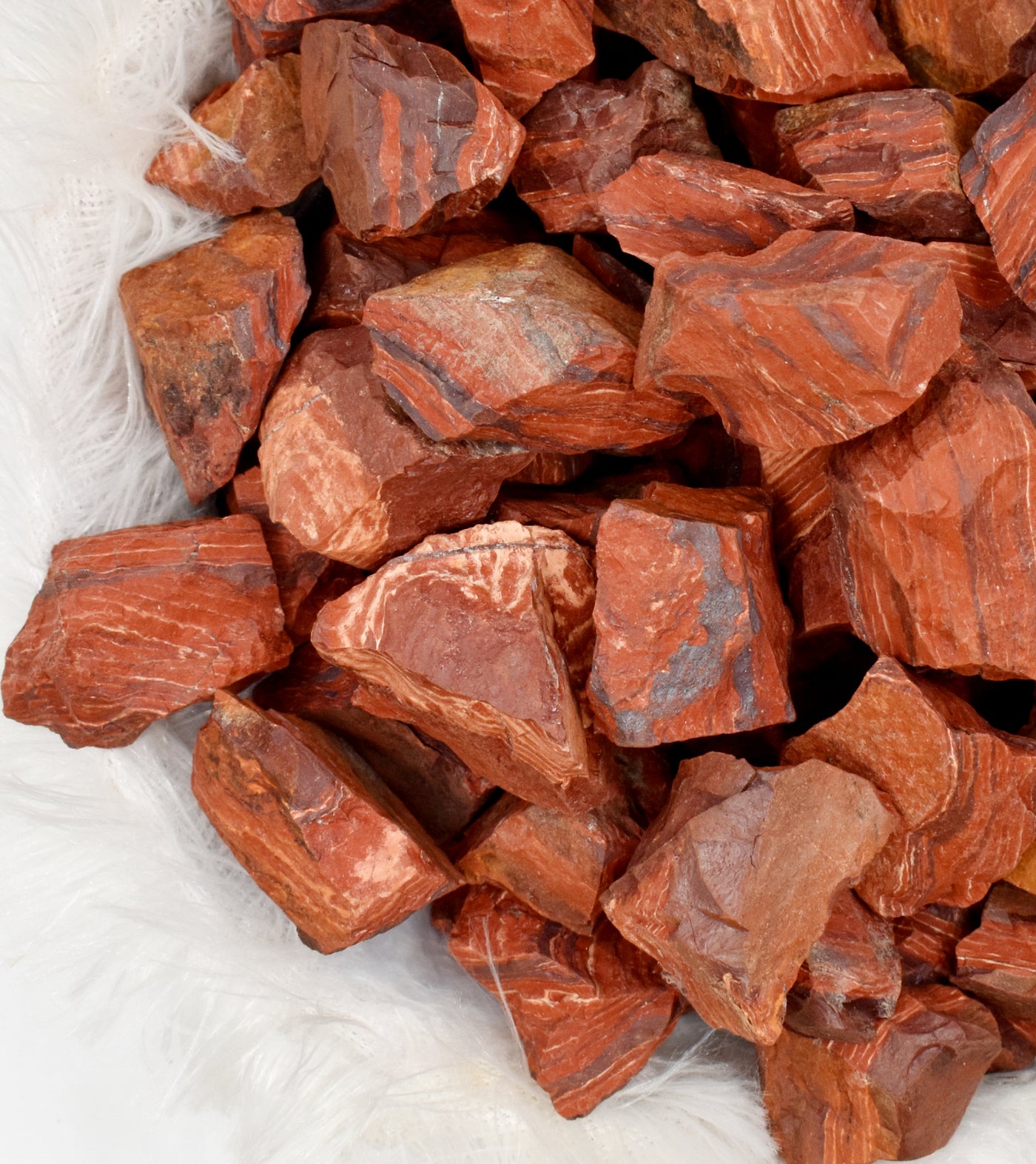 Red Aventurine Rough Stones, 1 inch Red Aventurine Raw Stones, Raw Crystal Chunks in pack size 4oz, 1/2lb, 1lb.
