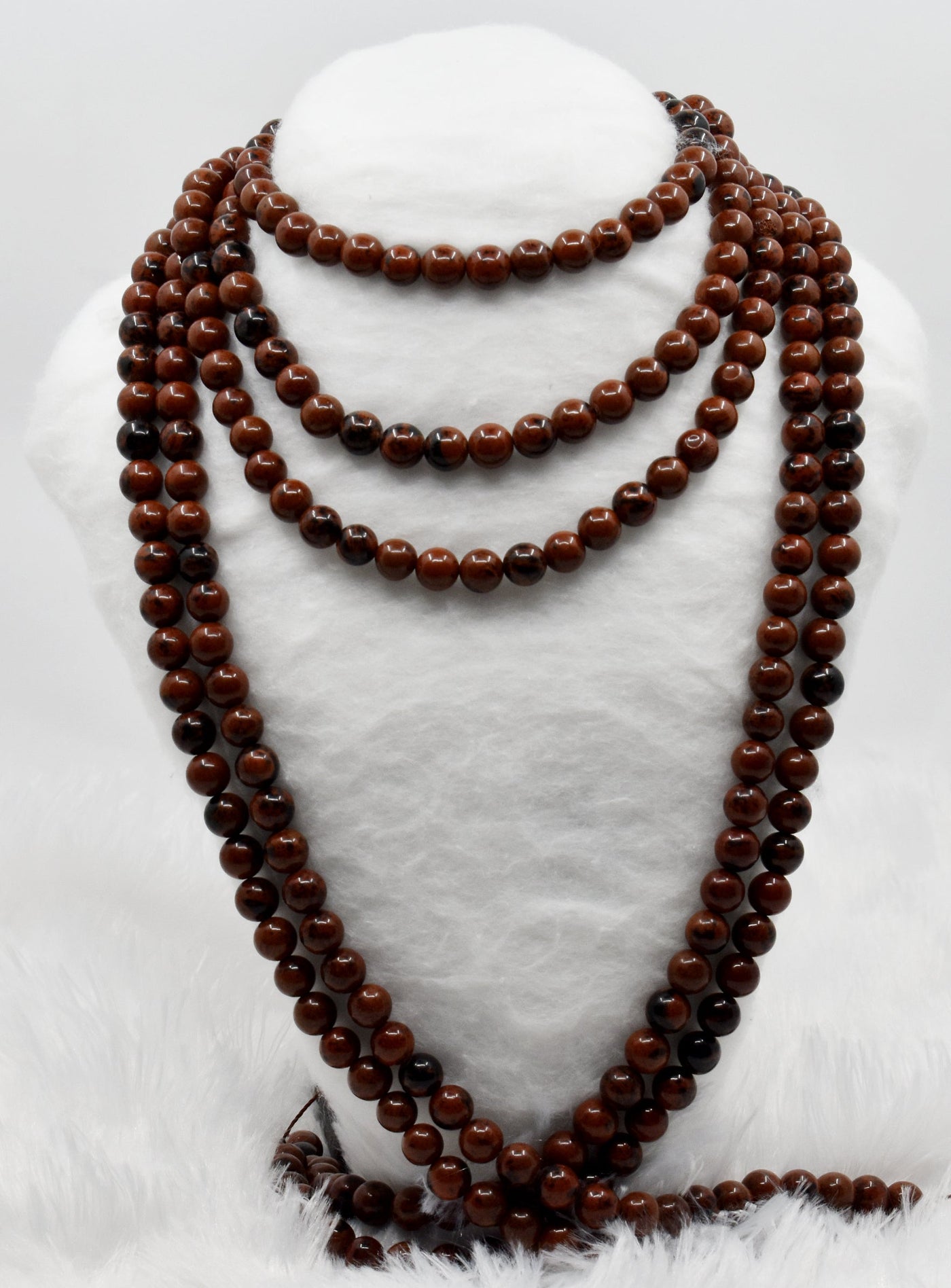 Mahogany Obsidian Beads, Natural Round Crystal Beads 4mm to 12mm