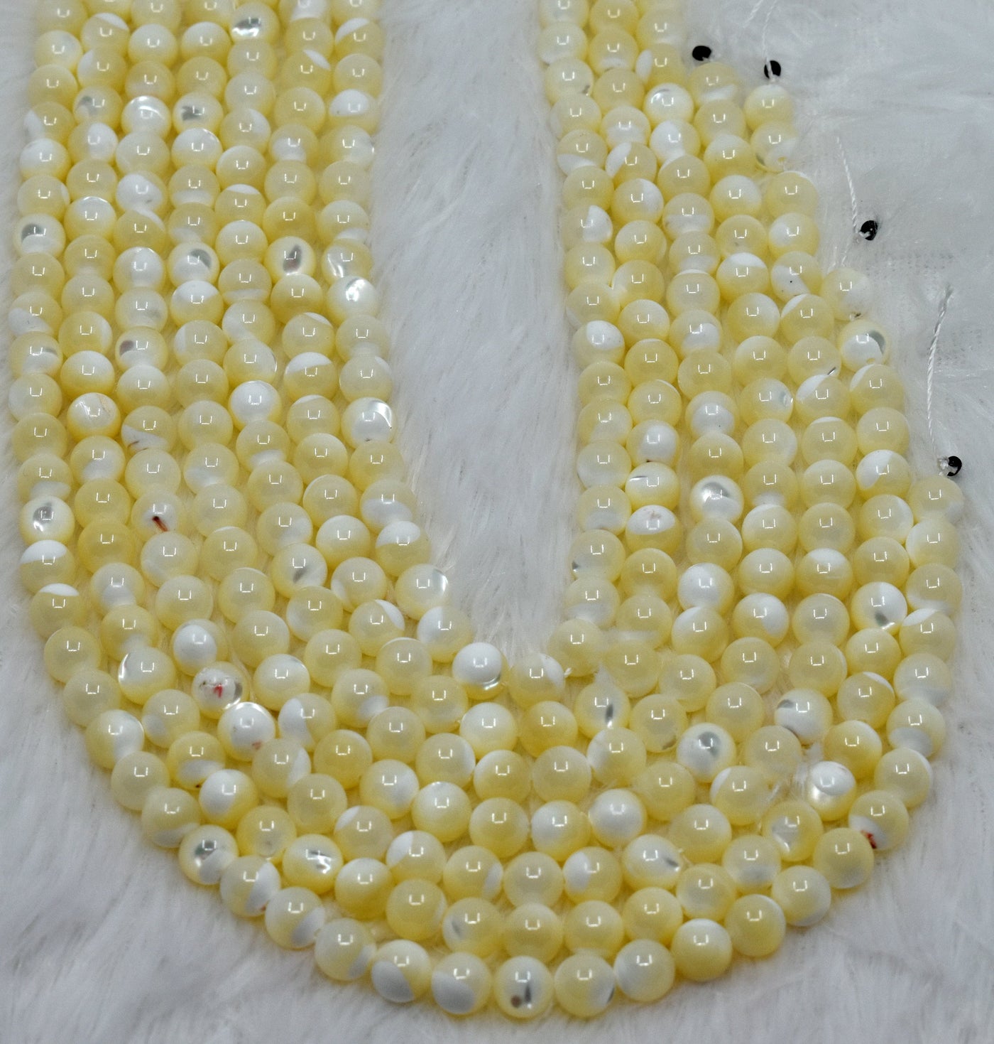 MOP Star Beads, Natural Round Crystal Beads 4mm to 12mm