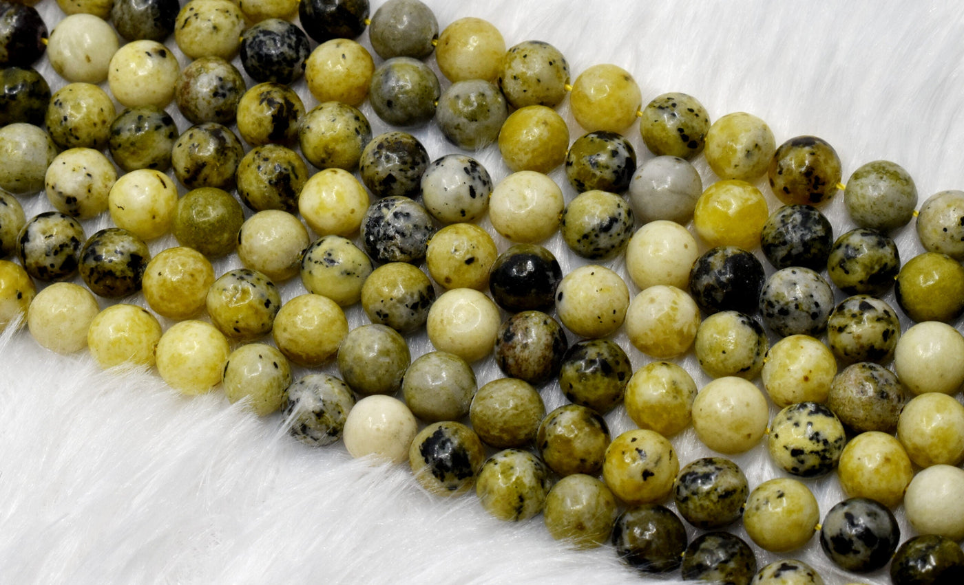 Serpentine Beads, Natural Round Crystal Beads 4mm to 12mm