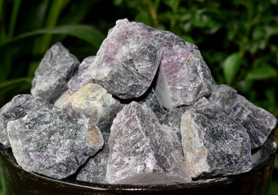Purple Fluorite Rough Natural Stones 1 inch Purple Fluorite Raw Stones, Raw Crystal Chunks in pack size 4oz, 1/2lb, 1lb.