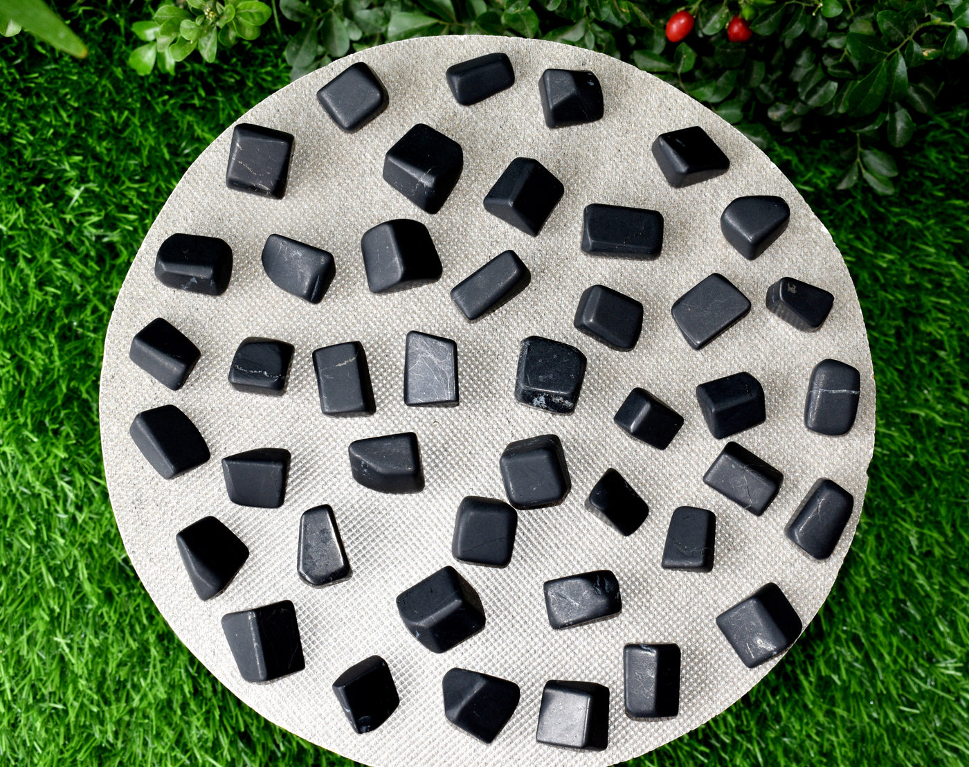 Pierres roulées en shungite noire, véritables cristaux de qualité A 1 pièce, 2, 3, 4 et 10 pièces
