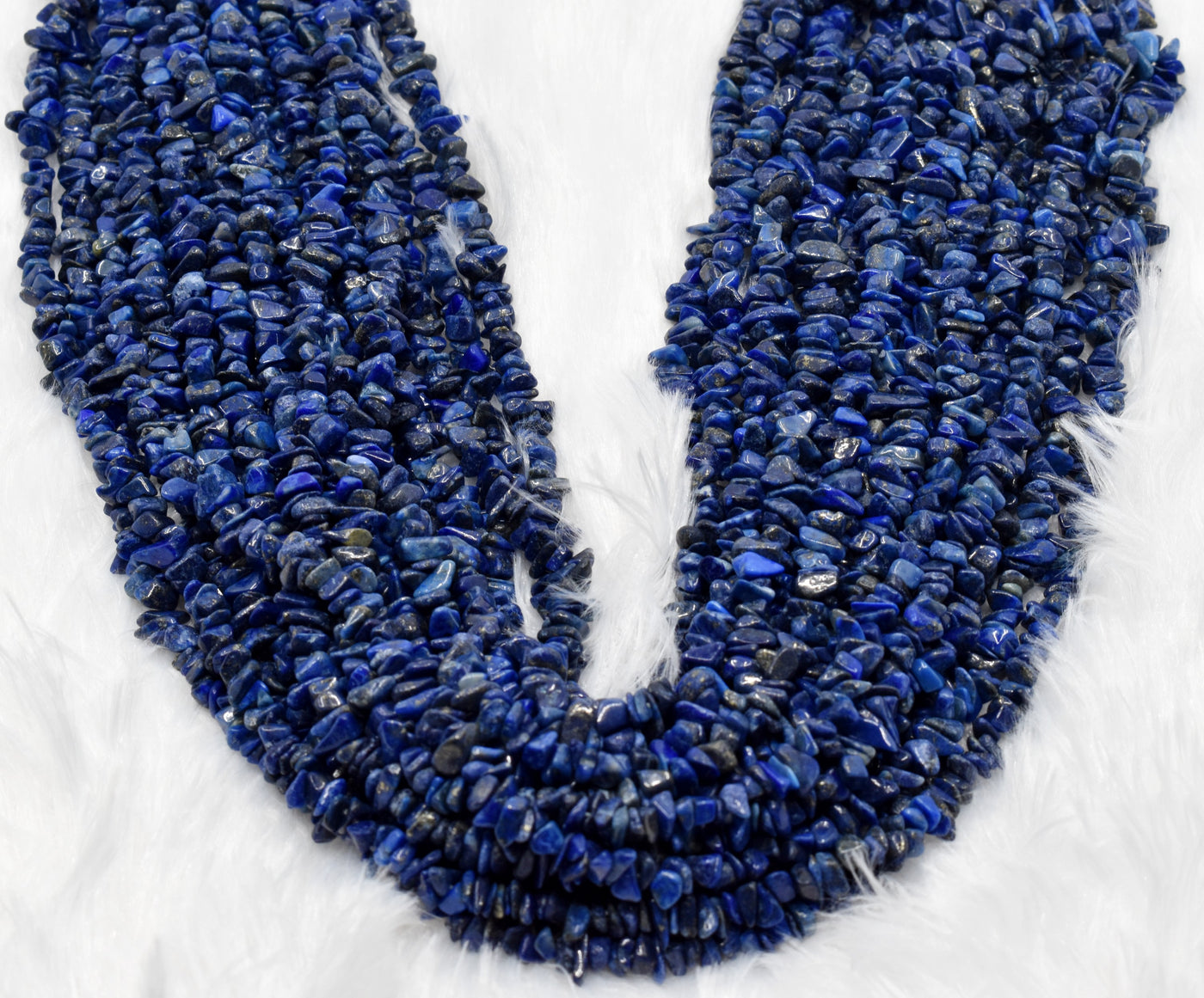 Perles brutes de Lapis Lazuli non coupées, perles de pierre brute en vrac.
