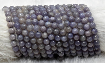 Blue Lepidolite A Grade 6mm, 8mm, 10mm Round Beads