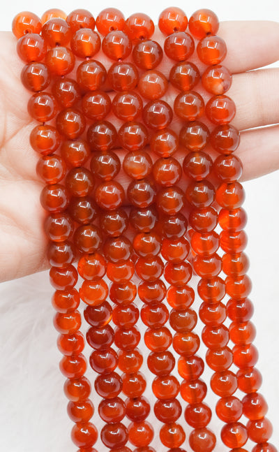 Red Onyx Beads, Natural Round Crystal Beads 4mm to 12mm