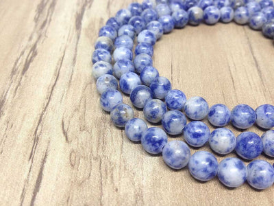 One (1) Natural 6mm Sodalite Mala With 108 Prayer Beads Perfect For Mediation Sodalite Jap mala ~ Mala Necklace ~ JP165