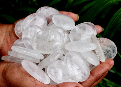 25pcs Crystal Quartz Worry Stones